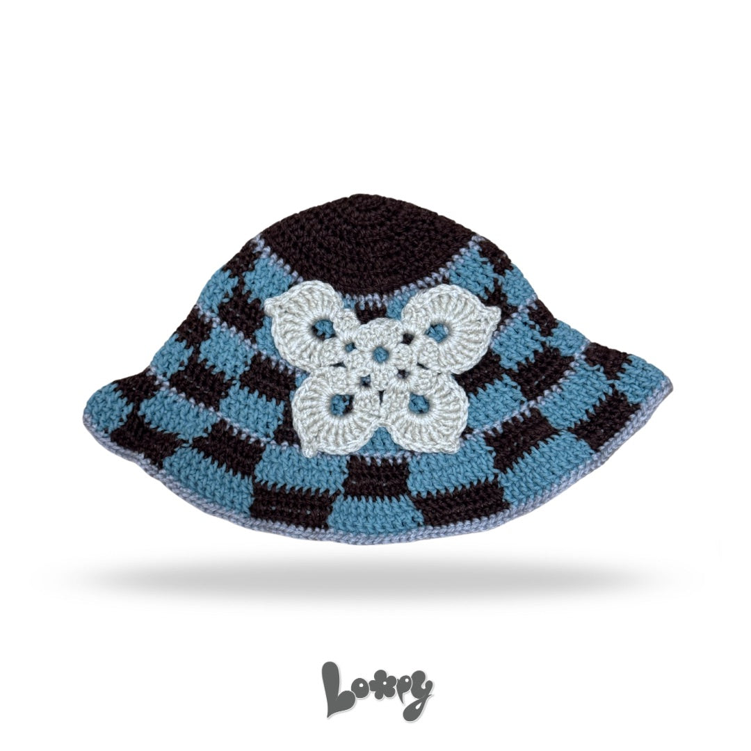 Loopy collection】butterfly hat（mint chocolate）